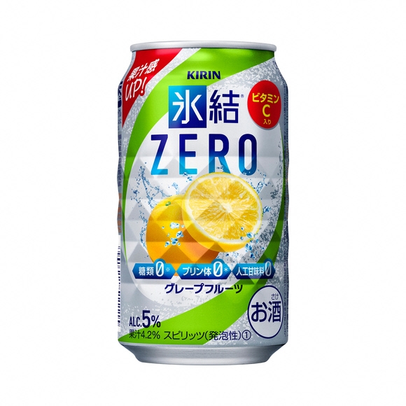 キリン 氷結ZERO グレープフルーツ 350ml 1ケース(24本)の返納品画像イメージ