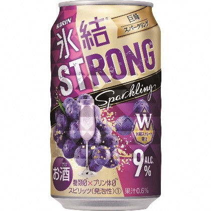 キリン 氷結ストロング 巨峰スパークリング 350ml 1ケース(24本)の返納品画像イメージ