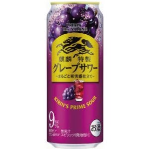 キリン・ザ・ストロング グレープサワー 500ml 1ケース(24本)の画像イメージ