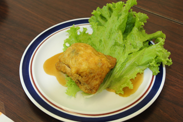 一般の部 ★優秀賞★ 「「野菜の肉詰めカレー風味」  嶽下 結衣さん (御殿場高校)