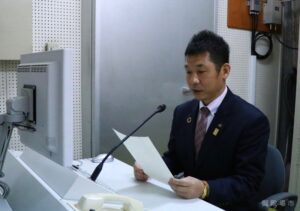 若林市長による呼び掛け1