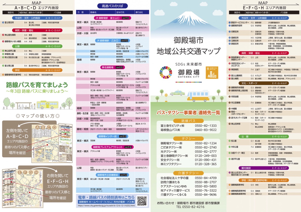 公共交通マップ1 公共交通マップ1
