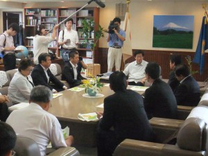 県知事へ要望 