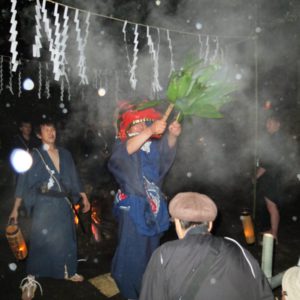 県指定無形民俗文化財沼田の湯立神楽