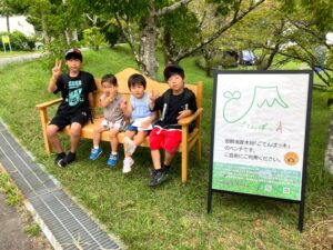 「らすとさまーフェスティバルプラス2025」にごてんばっ木(こ)のベンチがお出掛けしました