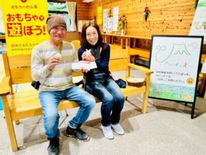 「ごてんばっ木(こ)」の富士山ベンチが富士山1周サイクリング2025に登場!