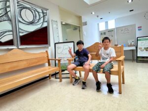 2脚が初共演!「ごてんばっ木(こ)」富士山ベンチが「ごてんば産業フェア」にお出かけしました